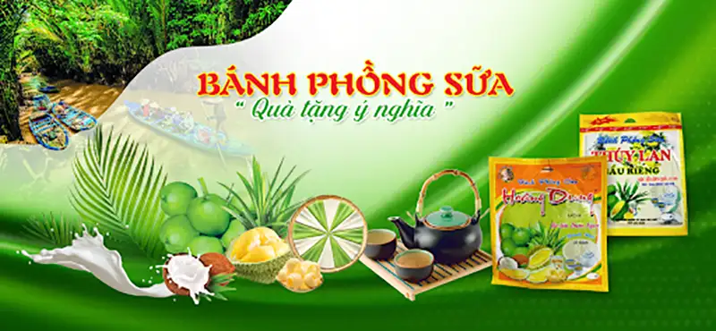 Địa chỉ mua bánh phồng sữa dừa Bến Tre ngon nhất