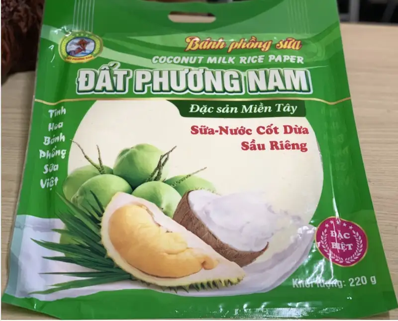 Giá bánh phồng sữa dừa hiện nay