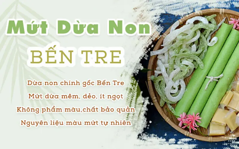 Hương vị đặc trưng của đặc sản mứt dừa