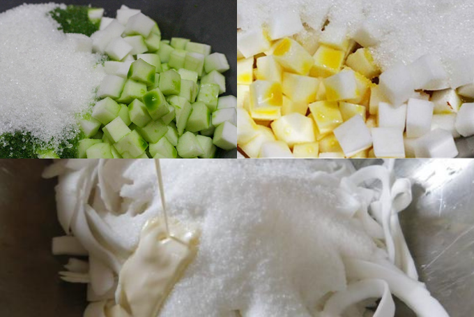 Ướp dừa từ 4-6 tiếng hoặc để qua đêm