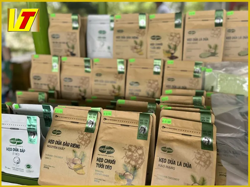 Kẹo Cocosweet tại hội chợ trái cây Nam Bộ